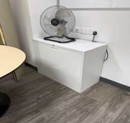 [#D6-48] CABINET - 2 TIER (WHITE)