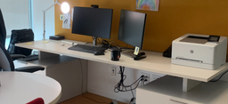[#A0-13] White worksurface (photo representation, may vary)