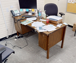 [#E4-10] 2-Ped Desk