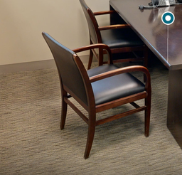 [#B9-4] Black guest chair