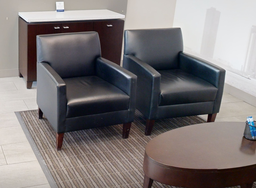 [#B12-5] Black lounge chair