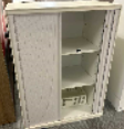 [#D20-25] Mid-height Roller Shutter Door Cabinet
Adjustable shelves x2
White steel finish