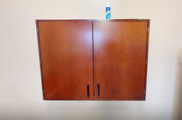 [#F4-14] Whiteboard in mounted cabinet