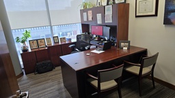[#E8] U Shape Desk with Hutch