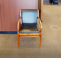 [#B9-4] Black guest chair