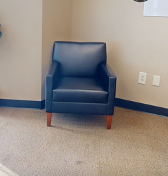 [#B12-7] Black lounge chair