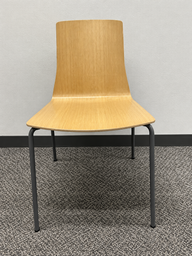 [#B4-8] Coalesse Stackable Plywood Chair
Metal 4-legs base