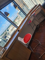 [#C4-8] High Top Wood Table