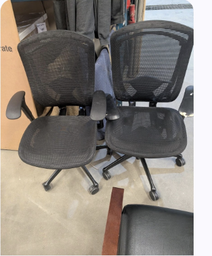 [#B13] Black Task Chairs