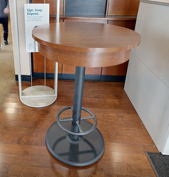 [#C4-17] Round standing display table