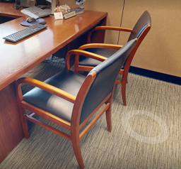 [#B9-4] Black guest chair