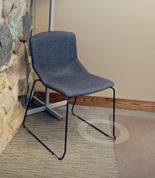 [#B8-12] Grey guest chair