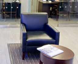[#B12-3] Black lounge chair