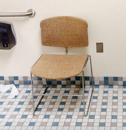 [#B4-14] Orange cafe chair