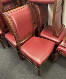 [#B9-pic_005] Burgundy leather chair