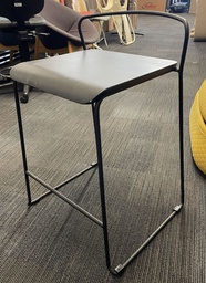 [#B1-pic_082] Counter height black stool