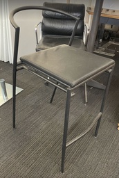 [#B1-pic_083] Counter height black stool