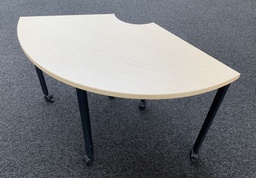 [#C11-pic_114] Modular table on casters - curve