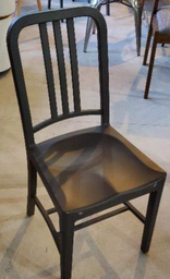 [#B4-3] Black Metal Dining Chair