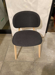 [#B4-17] Black &amp; Wood Dining Chair