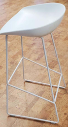 [#B1-41] White Bar Stool