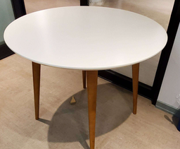 [#C3-50] White Round Table