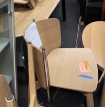 [#0B-6] Wood Café Chair