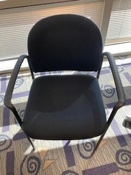 [#B4-35] BLACK SIDE CHAIR-D3