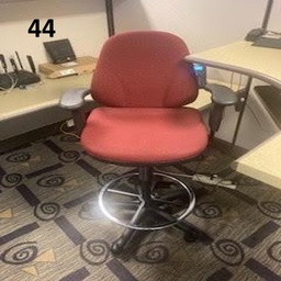 [#B13-71] RED TASK CHAIR-E5