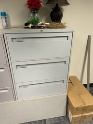 [#D10-26] Off White 4 Drawer Lateral