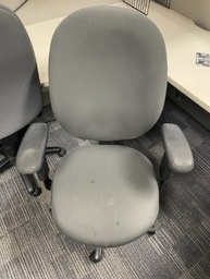 [#B13-50] Grey Task Chair, Rounded Back