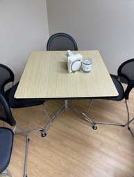 [#C1-51] Square Wood Table