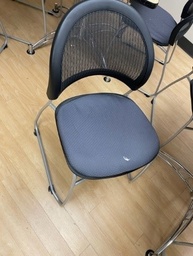 [#B4-52] Blue Café Chairs