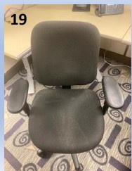 [#B13-124] Black Task Chair