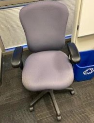 [#B13-155] Purple Task Chair