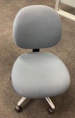 [#B12-157] Light Blue Chair no arms