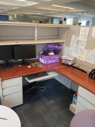 [#A4-14] Workstations - Return on Left (Photo Approximation)