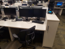 [#A6-49] Secretarial Cubical, 5' x 30"