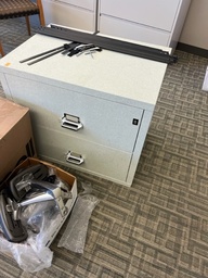 [#D6-0579] 2 Drawer Lateral Fire Filing Cabinet