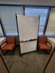[#F8-75] Easel White Board