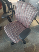 [#B13-81] Coloured Patterned Task Chair