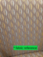 [#B8-87] Leaf Patternred Guest Chair