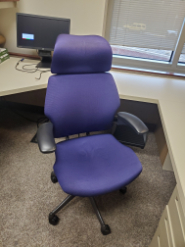 [#B13-148] Purple Highback Task Chair