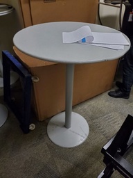 [#C2-155] Round  Metal Table, 32” x 42" 