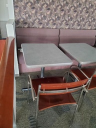 [#C1-206] Rectangular Cafeteria Flip Top Table, 2' x 30"