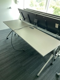 [#C19-11] Training Table - White, 6'2