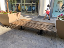 [#B2] Wood Bench - approx 8 ft x 2 ft x30 in high