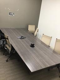 [#C8-21] Grey Conference Table (11'Lx57"Wx30"H)