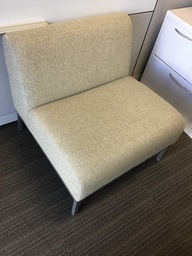 [#B12-29] Grey Single Armless Seat (30”L x 30”W x 30”H)
