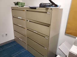 [#D12-337] 5-Drawer Lateral Filing Cabinet